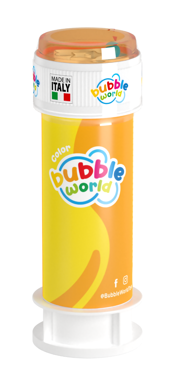 Tubetto giallo bolle di sapone Tubetto giallo bolle di sapone
