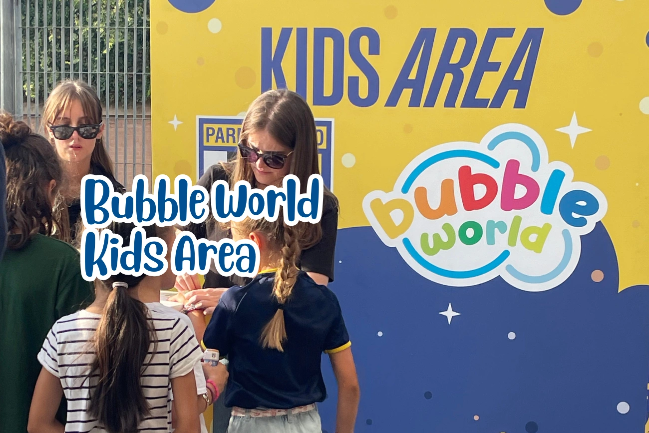 Bubble World Kids Area: lo stadio diventa un gioco