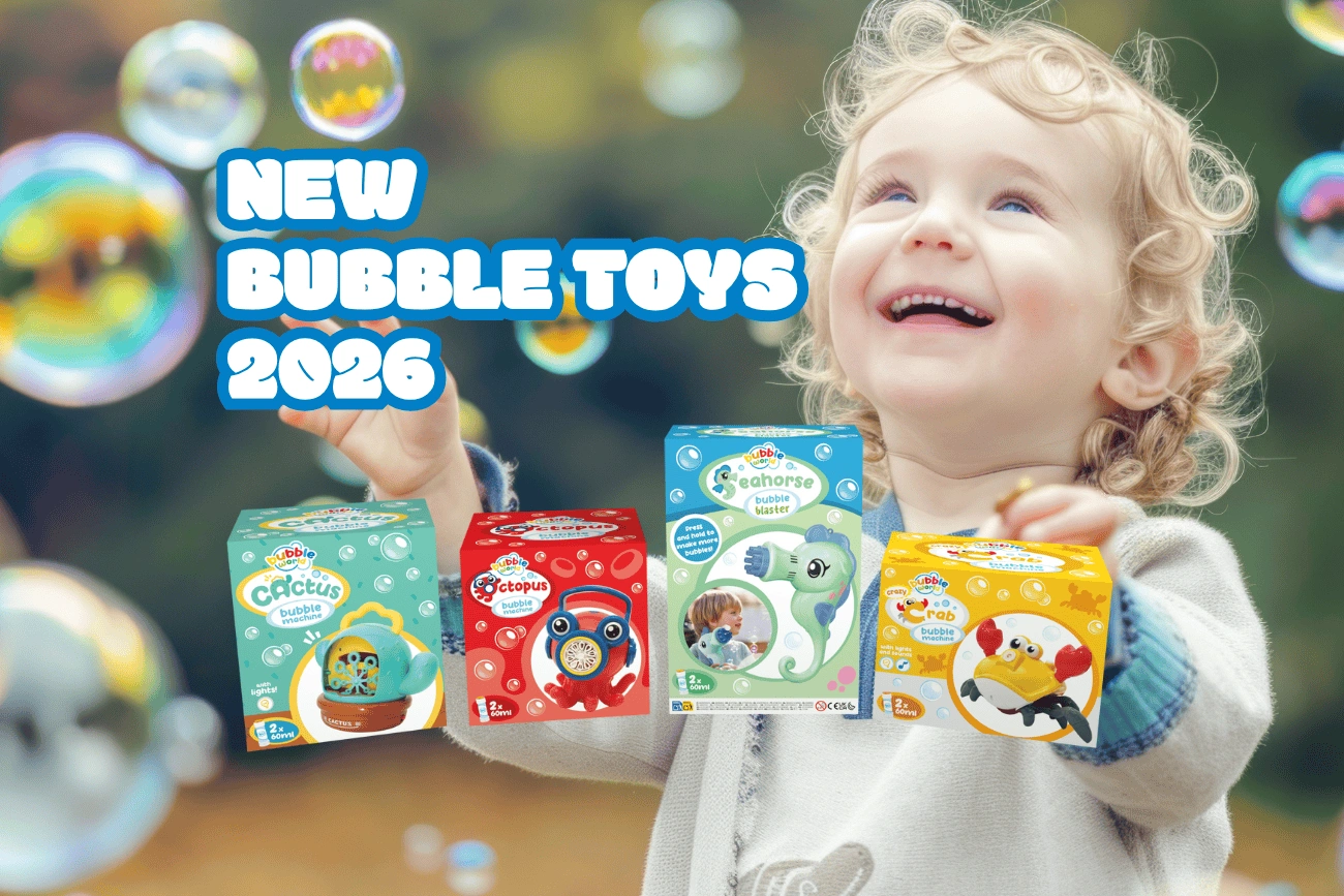 New bubble toys on the way