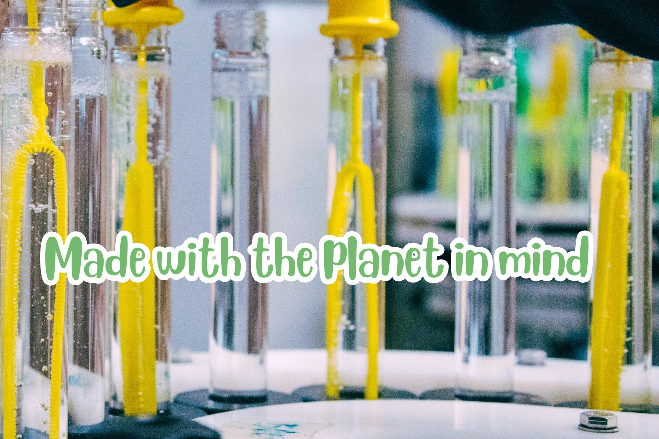 Made with the planet in mind
