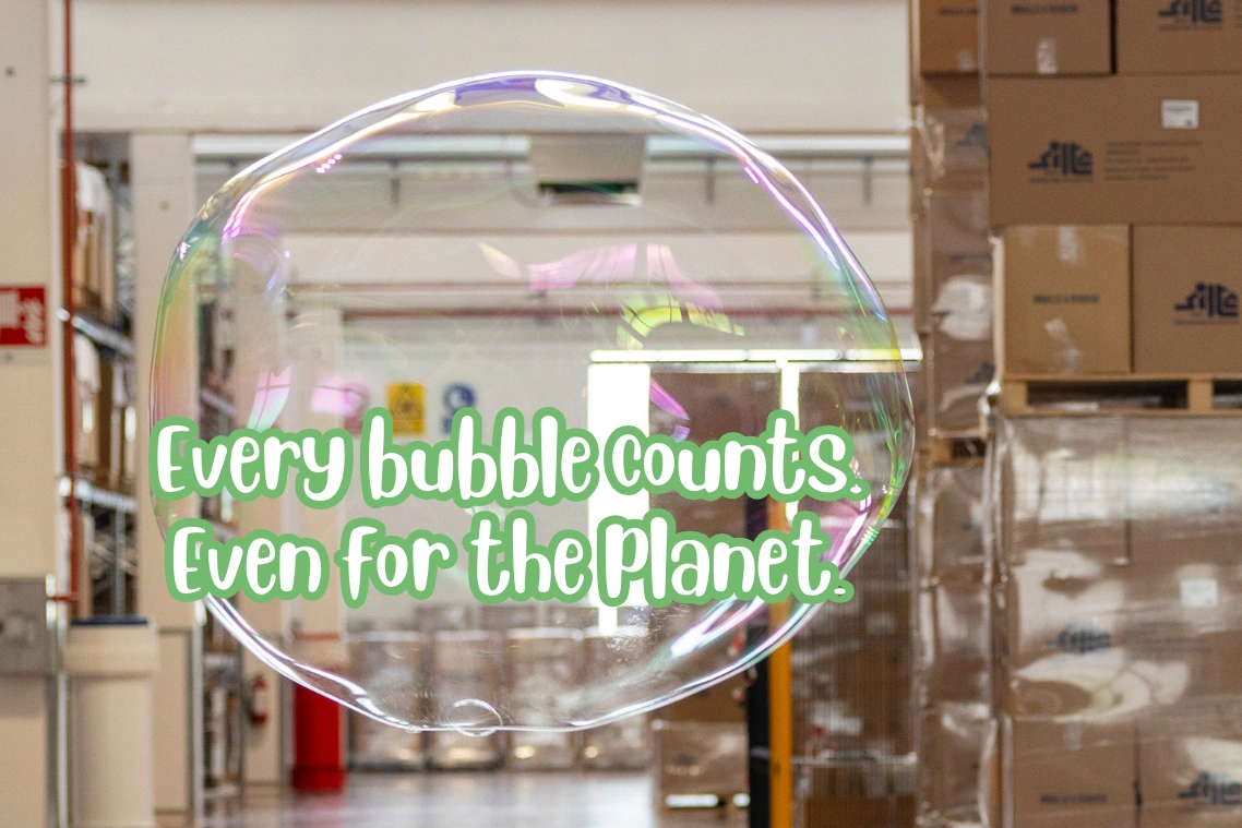 Every Bubble Counts. For the Planet, Too.