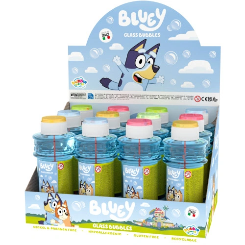 Glass Bluey Bubbles