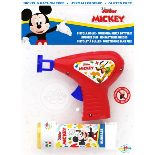Mickey Bubble Gun - Small (blister) Mickey Bubble Gun - Small (blister)