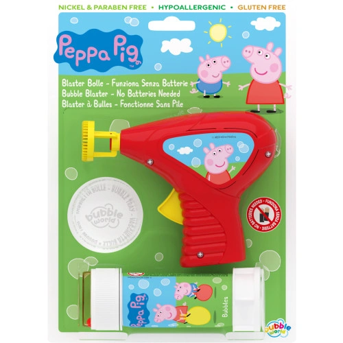 Peppa Pig Bubble Gun - Small  (blister)
