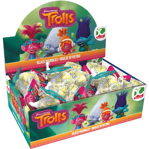 Trolls Glass Marbles   20 nets / retinE
