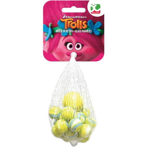 Trolls Glass Marbles   20 nets / retine