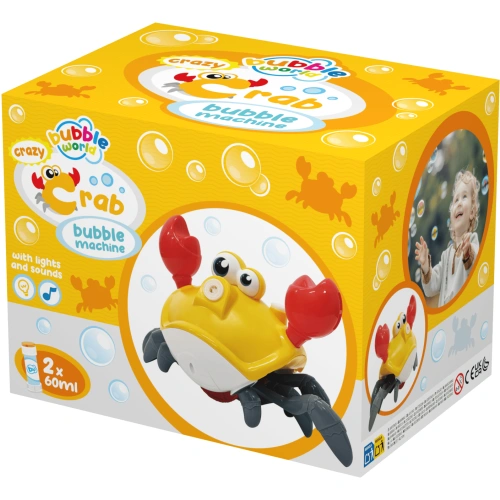 Crazy crab bubble machine