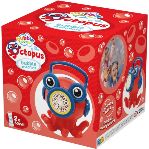 Octopus bubble machine