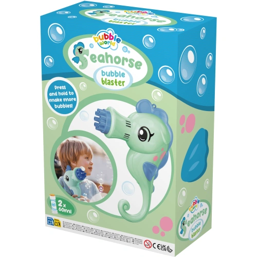 Seahorse bubble blaster